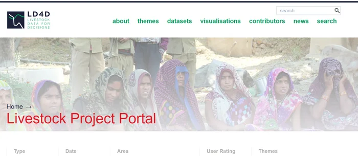 Livestock project portal